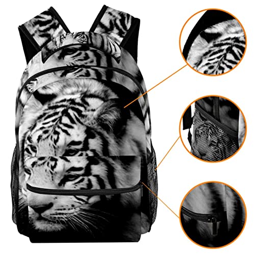 School Backpack Travel Backpack,Boy Girl Backpack,tiger,Outdoor Sports Rucksack Casual Daypack