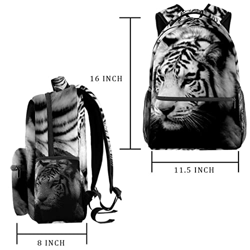 School Backpack Travel Backpack,Boy Girl Backpack,tiger,Outdoor Sports Rucksack Casual Daypack