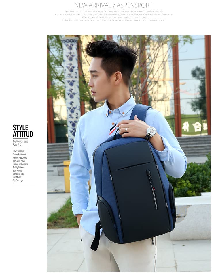 Men's Business Bag Laptop Bag Multifunctional USB Backpack Large Capacity Backpack Printable Logo (?)