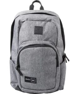 rvca mens everyday backpacks – estate backpack iv (heather grey, one size)