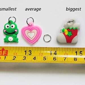 (105pcs) Rubber Loom Band Silicone Charm, Bracelet Charms ,Loom Rubber Bands Charms,Bracelet Pendant,