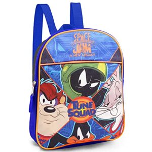 warner bros studios space jam tune squad mini backpack school supplies set for kids 11inch a new legacy preschool bag boys and girls (space accessories bag) stuff