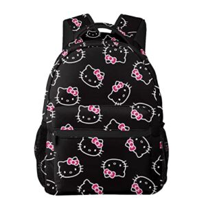 cartoon cat backpack casual travel bookbag fashion laptop backpack