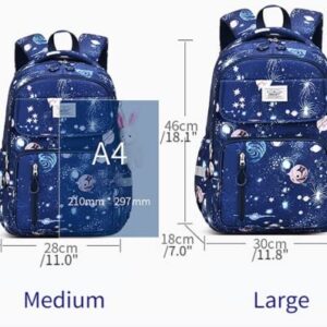 HUIHSVHA Laptop Backpack, Large Capacity College School Bag, Casual Travel Daypack Bookbag for Boys Girls Students