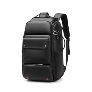 men travel professional camera backpack with tripod bracket, detachable into a anti-theft travel 17 inch laptop backpack, 40l outdoors business backpack,applicable to digital slr camera