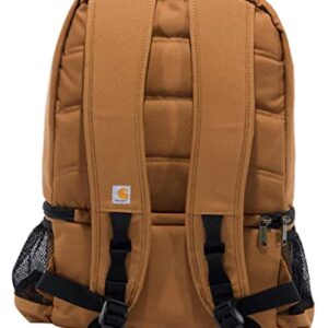 Carhartt Unisex Insulated Two Compartment 24-Can Cooler Backpack Brown One Size