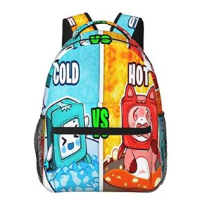 kidzoy teens laptop backpack cartoon unisex student school bookbag casual college daypack for boys girls travel hiking camping