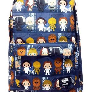 Loungefly Disney Star Wars Chibi Character Nylon Backpack