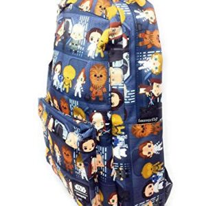 Loungefly Disney Star Wars Chibi Character Nylon Backpack