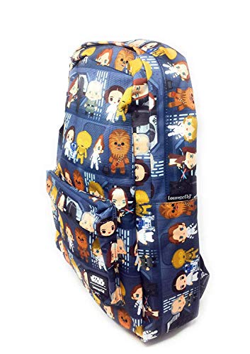 Loungefly Disney Star Wars Chibi Character Nylon Backpack