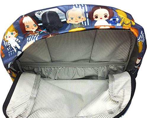 Loungefly Disney Star Wars Chibi Character Nylon Backpack