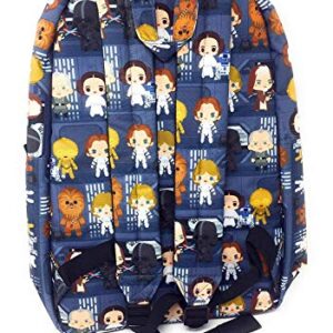 Loungefly Disney Star Wars Chibi Character Nylon Backpack