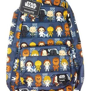 Loungefly Disney Star Wars Chibi Character Nylon Backpack