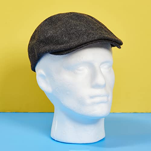 Juvale Male Head Form, Foam Mannequin Display for Hats, Wigs, Mask, Cap, White (9 x 11 In)