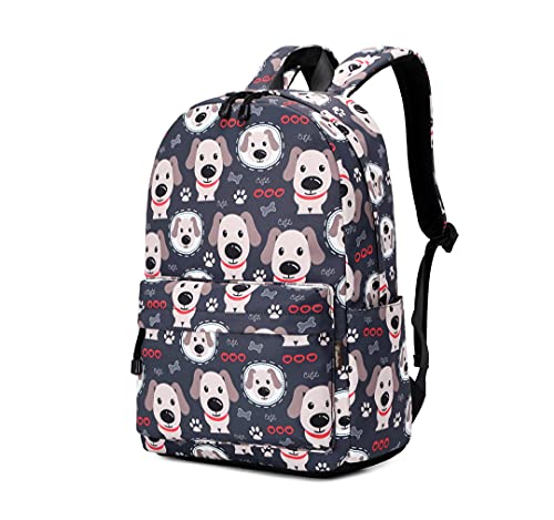 Wadirum Fashion School Backpack for Boy and Girl Weekend Travel Laptop Backpack Dog