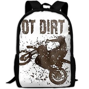 cymo got dirt bike motorcross racing unique casual backpack school bag travel daypack gift