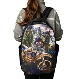 CYMO Got Dirt Bike Motorcross Racing Unique Casual Backpack School Bag Travel Daypack Gift