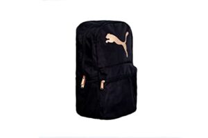 puma evercat rhythm backpack & pencil case black rose gold one size