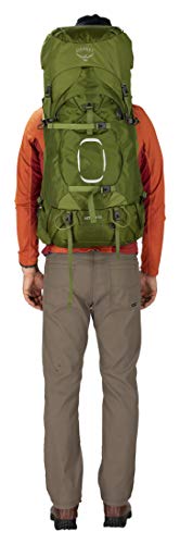 Osprey Aether 55 Men's Backpacking Backpack , Garlic Mustard Green, Large/X-Large