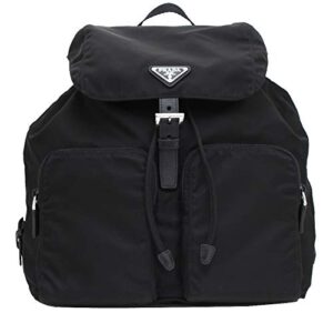 Prada Zainetto Unisex Black Tessuto Nylon Backpack Rucksack 1BZ005