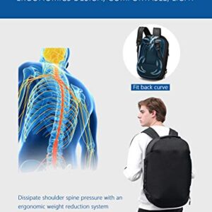 Deumy Water-proof Business Laptop Backpack,4 in1 Multi-Functional Travel Rucksack