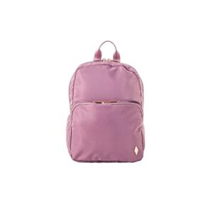 skechers jetsetter backpack, mini multipurpose zippered daypack for travel school bag, mauve