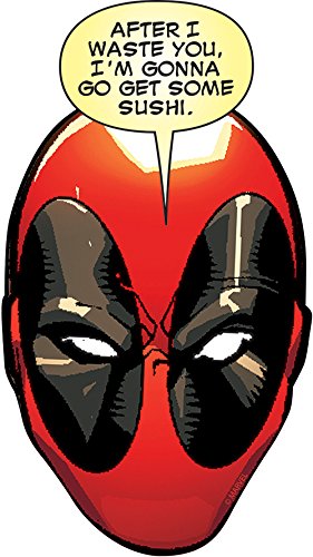 Aquarius Marvel Deadpool Head Funky Chunky Magnet