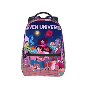 Pobecan Steven Anime Universe Backpack Funny Laptop Back Pack Book Bag Hiking Outgoing Daypack For Women Mens