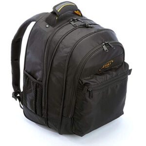 A.Saks Deluxe Expandable Laptop Backpack (Black)