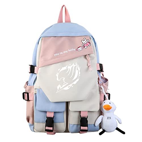 ISaikoy Anime Fairy Tail Backpack Bookbag Shoulder School Bag Daypack Laptop Bag 10