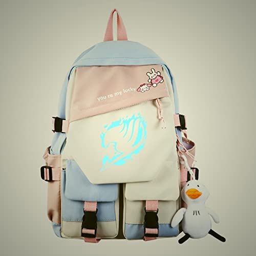 ISaikoy Anime Fairy Tail Backpack Bookbag Shoulder School Bag Daypack Laptop Bag 10