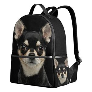 Chihuahua Dog Backpack for Boys Girls School Bookbag Daypack