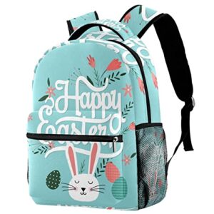 Happy Easter Cute Bunny Backpack for Girls Boys for School Backpacks