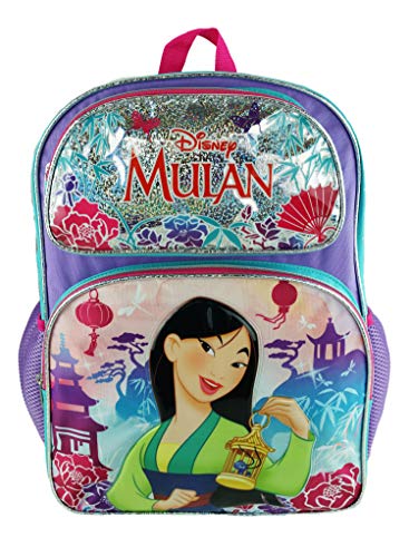 Disney Princess - Mulan Deluxe 16" Full Size Backpack - Pretty and Brave - A19393