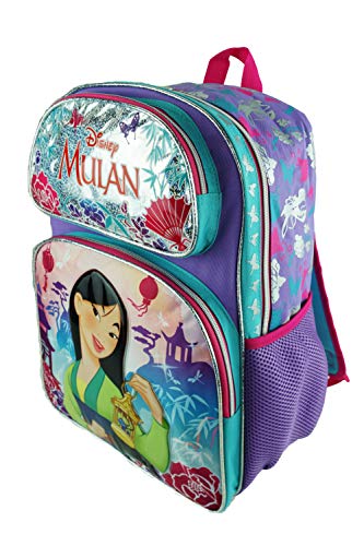 Disney Princess - Mulan Deluxe 16" Full Size Backpack - Pretty and Brave - A19393