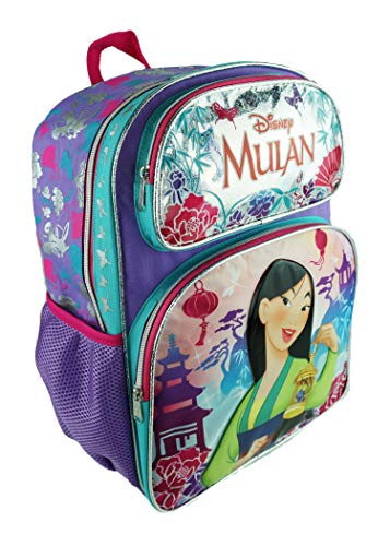 Disney Princess - Mulan Deluxe 16" Full Size Backpack - Pretty and Brave - A19393