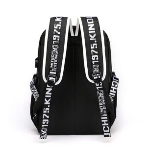 Millment Anime Backpack School Backpack Laptop Bag Large Casual Daypack With Pencil Case
