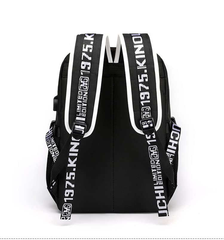 Millment Anime Backpack School Backpack Laptop Bag Large Casual Daypack With Pencil Case