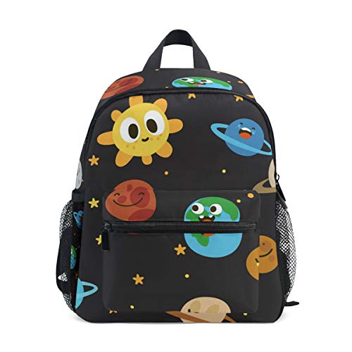 Unisex Kids Backpack Happy Planet Toddler School Bag with Reinforced Straps