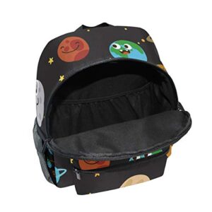 Unisex Kids Backpack Happy Planet Toddler School Bag with Reinforced Straps