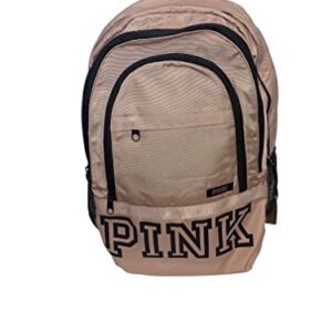 Victoria's Secret Pink Collegiate Backpack Color Sand/Mocha New