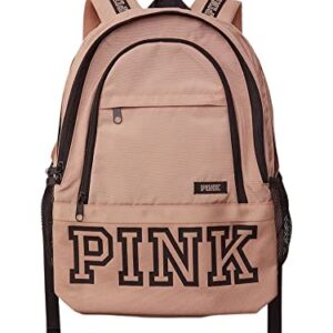 Victoria's Secret Pink Collegiate Backpack Color Sand/Mocha New