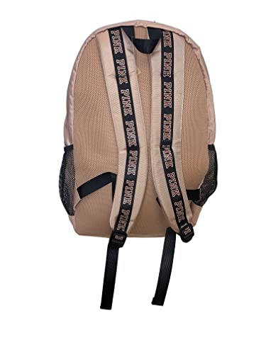 Victoria's Secret Pink Collegiate Backpack Color Sand/Mocha New