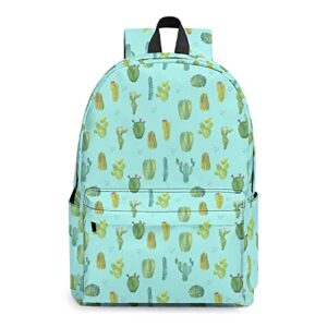 cactus plant backpack lightweight backpacks durable laptop backpack shoulders bag hiking travel bag casual daypack