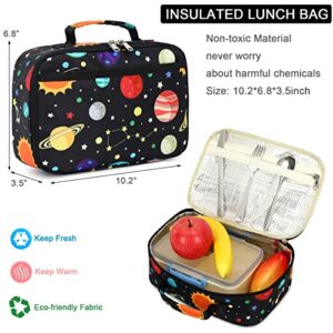 Backpacks for Girls Boys School Bookbags Set with Lunch Box Pencil Case Lightweight Cute Elementary Backpack (Rainbow-Green-3)