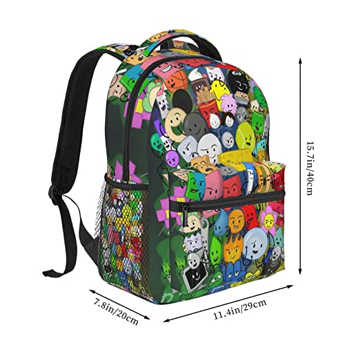 Casual Backpack Bfdi Battle For Dream Island Bag School Backpack Travel Backpack Sports Backpacks For Boys And Girls