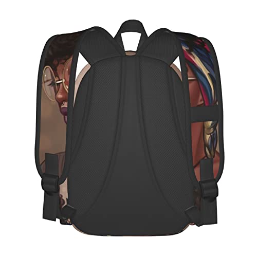 African American Black Girl4 Backpack college backpack for women laptop Bookbag travel backpack for girl boy