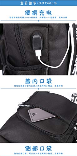 GO2COSY Anime Tokyo Ghoul Backpack Daypack Student Bag Kaneki Ken School Bag Bookbag Shoulder Bag