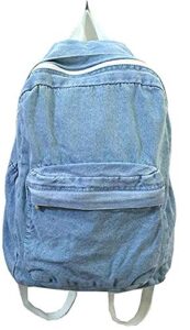 classic vintage denim bookbags school bag college jeans backpack daypack rucksack