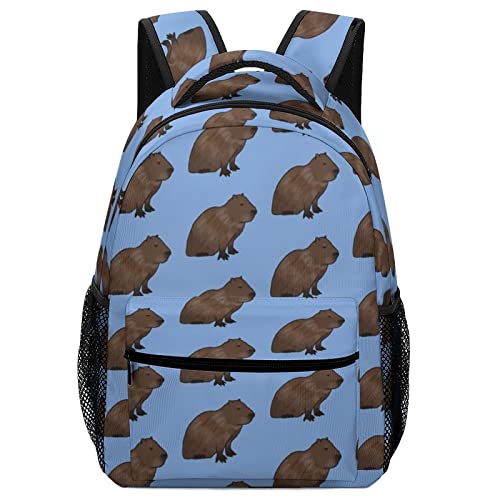 Cute Capybara Funny Backpack Shoulders Bookbag Travel Laptop Daypack